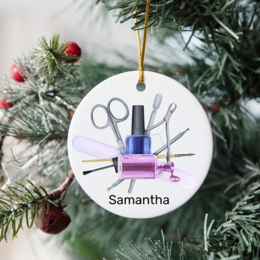 水彩ネイルサロンパーソナライズされた爪、 ネイルポーランド セラミックオーナメント