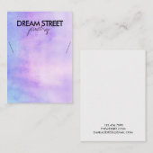 水彩ネックレス表示カード 名刺 (正面/裏面)