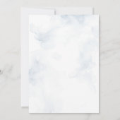 水彩ノアの箱舟サファリウッドクロス洗礼 招待状 (裏面)