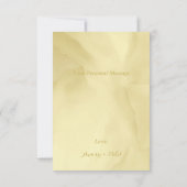 水彩ノエル ゴールド サンキューカード (裏面)