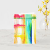 水彩ノートカード カード (黄色い花)