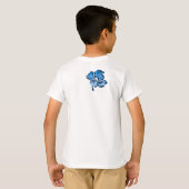 水彩ハイビスカスガールズティー Tシャツ (裏面フル)