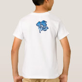 水彩ハイビスカスガールズティー Tシャツ (裏面)