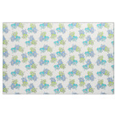 水彩ハイビスカスハワイアントロピカル ファブリック (ヤード)