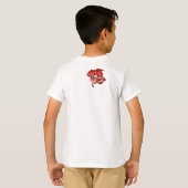 水彩ハイビスカスハワイアントロピカル Tシャツ (裏面フル)