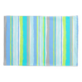 水彩ハイビスカスハワイアンフローラリバーシブル 枕カバー (裏面)