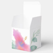 水彩ハイビスカスマウイ結婚ズ フェイバーボックス (オープン)