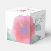 水彩ハイビスカスマウイ結婚ズ フェイバーボックス (裏面サイド)