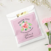 水彩ハイビスカス誕生日 フェイバーバッグ (封をした状態)