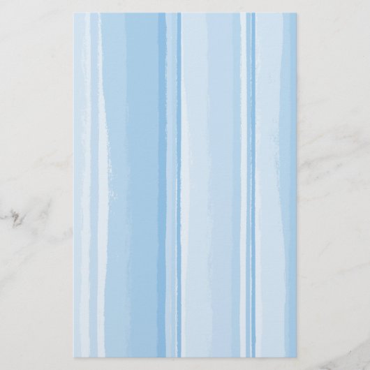 水彩ハイビスカス調ストライプの整 便箋 (正面)
