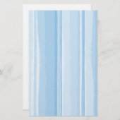 水彩ハイビスカス調ストライプの整 便箋 (正面/裏面)