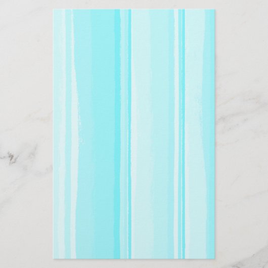 水彩ハイビスカス調ストライプの整 便箋 (正面)