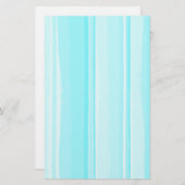 水彩ハイビスカス調ストライプの整 便箋 (正面/裏面)