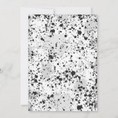 水彩ハイファイブ誕生日招待状 招待状 (裏面)