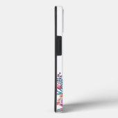 水彩ハイランドカウフラワー追加文字または名前 Case-Mate iPhoneケース (裏面 / 右)