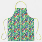 水彩ハチドリ エプロン (正面)