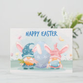 水彩ハッピーイースター格言 シーズンカード (スタンド正面)