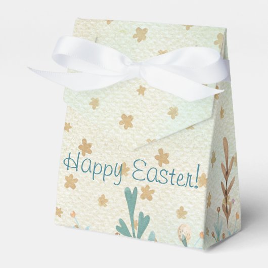 水彩ハッピーイースター!イースターバニー フェイバーボックス (正面サイド)
