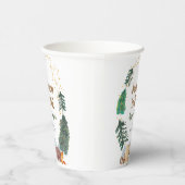 水彩ハッピーキャンパー第1誕生日紙カップ 紙コップ (右)