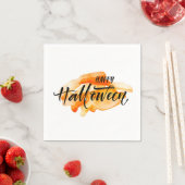 水彩ハッピーハローウィン スタンダードカクテルナプキン (インサイチュ)