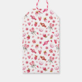 水彩ハッピーバレンタインデー先生ギフトラベル ギフトタグ (裏面)