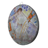 水彩ハミングバードダーツボード ダーツボード (正面右)