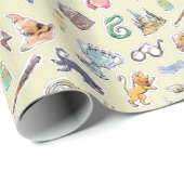 水彩ハリーポッターアイコンのラッピング紙 ラッピングペーパー (ロールコーナー)