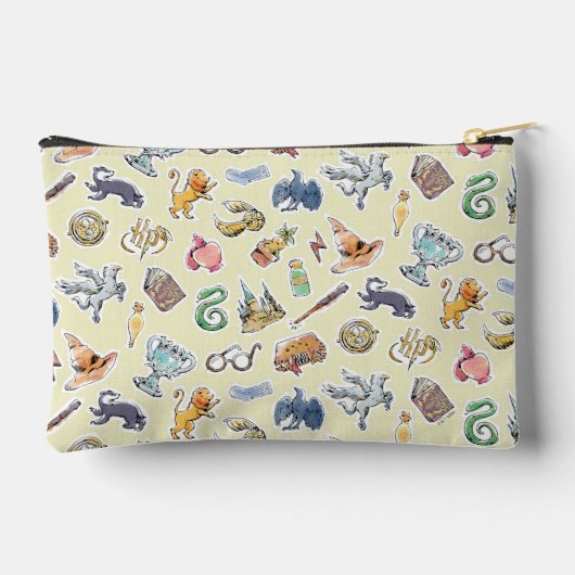 水彩ハリーポッターアイコン アクセサリーポーチ (裏面)