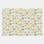 水彩ハリーポッターアイコン ラッピングペーパーシート (正面)