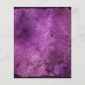 水彩ハロウィンエレガントフローラボホパープル (裏面)