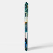 水彩ハロウィンカラフルバーニングキャンドル Case-Mate iPhoneケース (裏面 / 右)