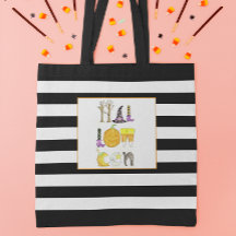 水彩ハロウィンブラックとホワイト