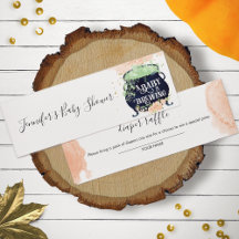 水彩ハロウィンベビーシャワーオムツラッフル