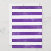 水彩ハロウィン動物の誕生日パーティー 招待状 (裏面)