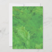 水彩ハロウィン衣装とカクテル 招待状 (裏面)