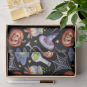 水彩ハロウィーンカボチャ、魔法ポーション 薄葉紙 (ギフト)