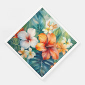 水彩ハワイアンガーデントロピカルハイビスカス (コーナー)