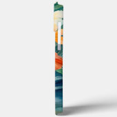 水彩ハワイアンガーデントロピカルハイビスカス Case-Mate iPhoneケース (裏面 / 左)