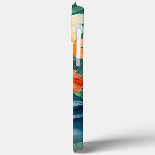 水彩ハワイアンガーデントロピカルハイビスカス Case-Mate iPhoneケース (裏面 / 左)