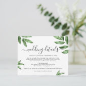 水彩ハンドグ絵を描ロリー結婚ズ エンクロージャーカード (スタンド正面)