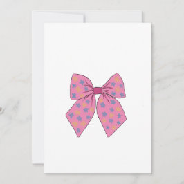 水彩ハンドパッ絵を描ク可愛い弓 招待状