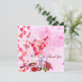 水彩ハートと花 (スタンド正面)