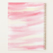 水彩ハートと花 プランナー手帳 (裏面)