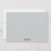 水彩ハートの結婚式延期お知らせ 招待状 (裏面)