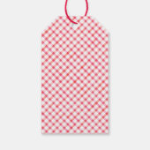 水彩ハートの誕生日ギフトタグ ギフトタグ (裏面)