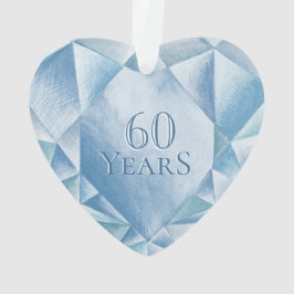 水彩ハートダイヤモンド60周年記念 オーナメント