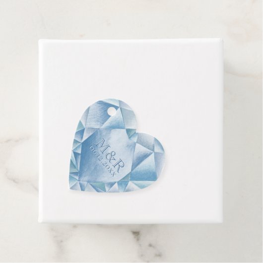 水彩ハートダイヤモンド60周年記念 フェイバータグ (インサイチュ)