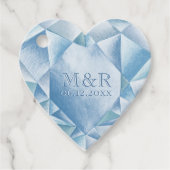 水彩ハートダイヤモンド60周年記念 フェイバータグ (正面)