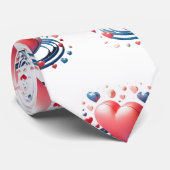 水彩ハートネックタイ ネクタイ (ロール)