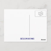 水彩ハートハッピーバースデー芸術 ポストカード (裏面)